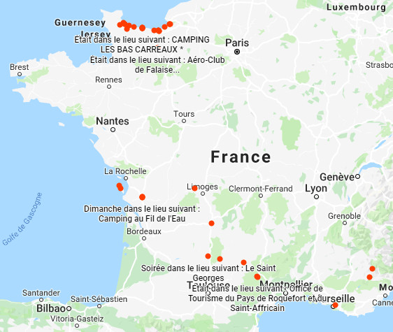Parcours Juillet 2016